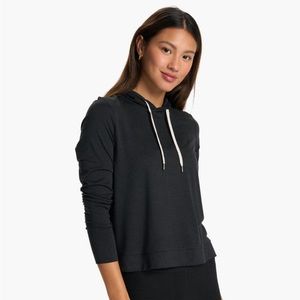NWT Vuori Halo Essential Hoodie, Black Heather, Size Small